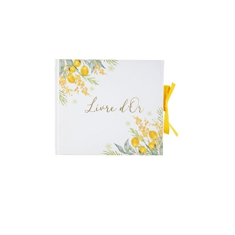 LIVRE D'OR MIMOSA ET CITRON DOLCE VITA
