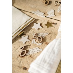 CONFETTIS GOLD'N AGE 40 OR ET LIN