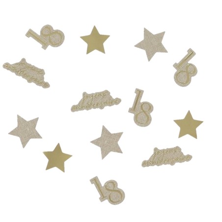 CONFETTIS GOLD'N AGE 18 OR ET LIN