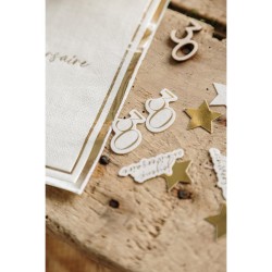 CONFETTIS GOLD'N AGE 30 OR ET LIN