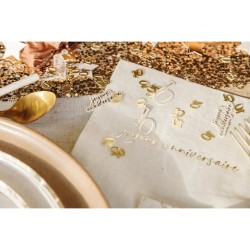 CONFETTIS GOLD'N AGE 10 OR ET LIN
