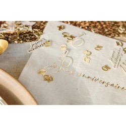 CONFETTIS GOLD'N AGE 10 OR ET LIN