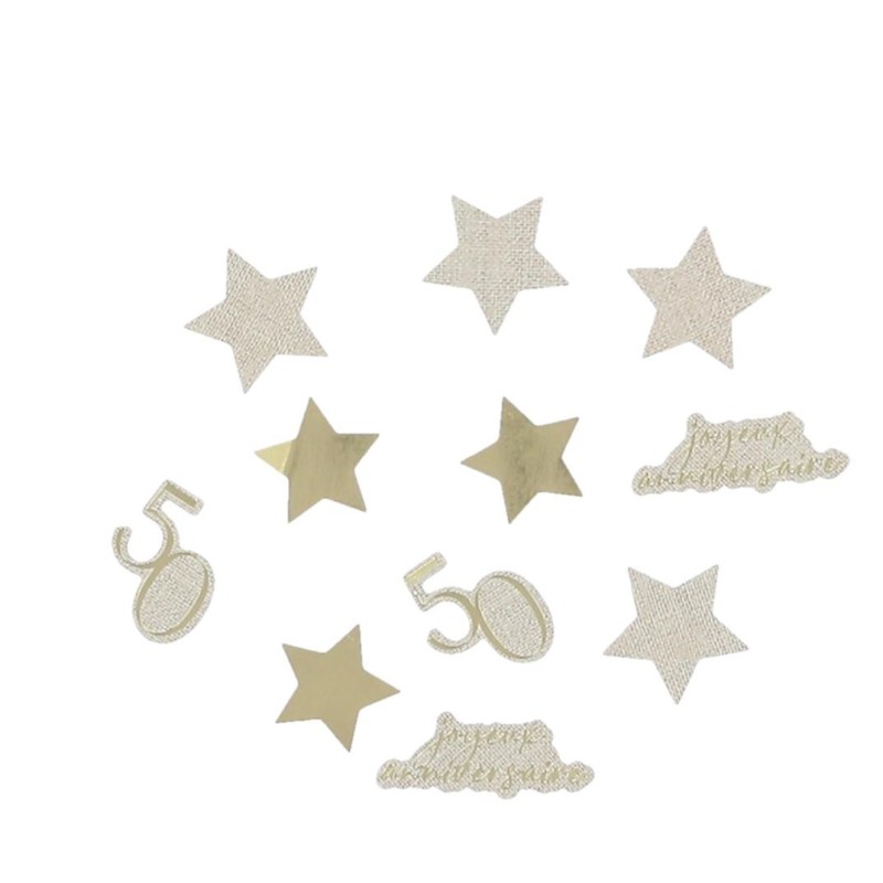 CONFETTIS GOLD'N AGE 50 OR ET LIN CONFETTIS GOLD'N AGE 50 OR ET LIN