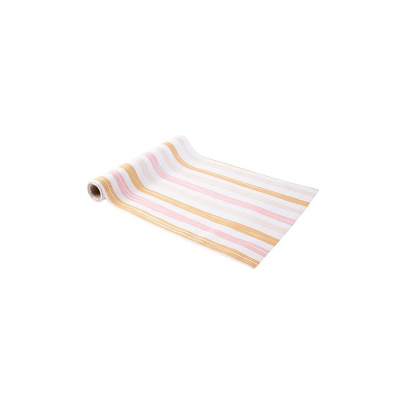 CHEMIN DE TABLE SWEETY CAMEL, RISE ET BLUSH 28 CM X 5M  CHEMIN DE TABLE SWEETY CAMEL, RISE ET BLUSH 28 CM X 5M