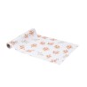 CHEMIN DE TABLE ROMANCE TISSU ROSE, PECHE ET BLANC 28 CM X 5 M15 CHEMIN DE TABLE ROMANCE TISSU ROSE, PECHE ET BLANC 28 CM X 5 M15
