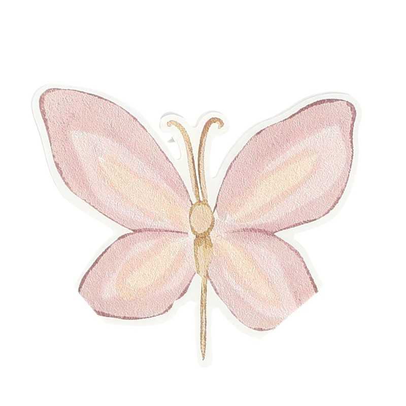 10 SERVIETTES FAIRY WORLD ROSE PASTEL ET LILAS 33 X 33 CM 3 PLIS