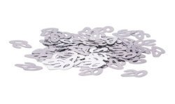 CONFETTIS DE TABLE PAPIER ARGENT 20 ARGENT 17G
