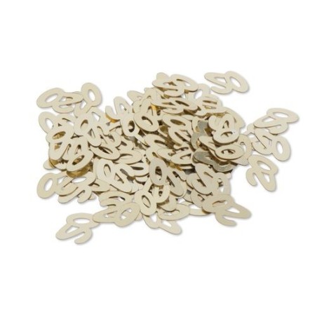 CONFETTIS DE TABLE PAPIER ARGENT 20 OR 17G