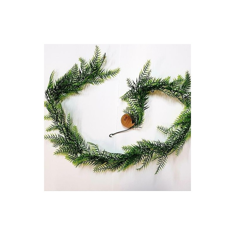 DECORATION GUIRLANDE DE FOUGERES VERT 180 CM  DECORATION GUIRLANDE DE FOUGERES VERT 180 CM