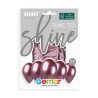5 BALLONS BIO LATEX COULEUR SHINY PINK OU ROSE 33 CM