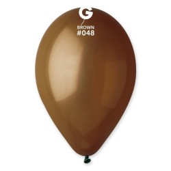 10 BALLONS MARRON BIO LATEX 30CM