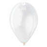 10 BALLONS TRANSPARENT CRYSTAL BIO LATEX 30CM 