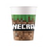 GOBELET EN CARTON MINECRAFT  200 ML GOBELET EN CARTON MINECRAFT  200 ML