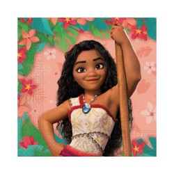 20 SERVIETTES EN PAPIER  VAIANA 2 33 X 33CM