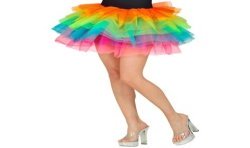 TUTU JUPON MULTICOLORE ADULTE 45 CM