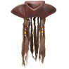 CHAPEAU TRICORNE PIRATE DES CARAIBES AVEC DREAD CHAPEAU TRICORNE PIRATE DES CARAIBES AVEC DREAD
