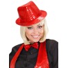 CHAPEAU BORSALINO A SEQUINS ROUGE 