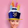 CHAPEAU ANNIVERSAIRE GATEAU 50 ANS  CHAPEAU ANNIVERSAIRE GATEAU 50 ANS