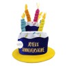 CHAPEAU GATEAU JOYEUX ANNIVERSAIRE  CHAPEAU GATEAU JOYEUX ANNIVERSAIRE