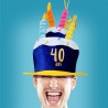 CHAPEAU ANNIVERSAIRE GATEAU 40 ANS  CHAPEAU ANNIVERSAIRE GATEAU 40 ANS