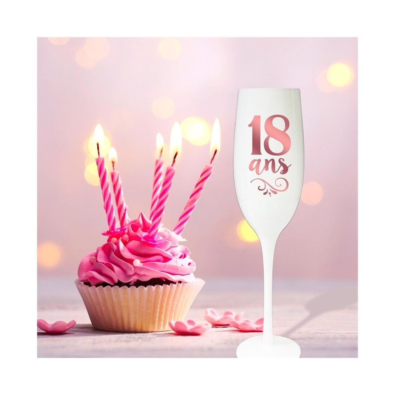 FLUTE BLANCHE 18 ANS EN ROSE GOLD FLUTE BLANCHE 18 ANS EN ROSE GOLD