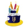 CHAPEAU ANNIVERSAIRE GATEAU 18 ANS  CHAPEAU ANNIVERSAIRE GATEAU 18 ANS
