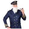 SET CAPITAINE DE BATEAU HADDOCK BLEU CASQUETTE , BARBE ET PIPE