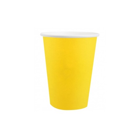 10 GOBELETS JAUNE  26 CL 