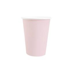 10 GOBELETS ROSE PALE  25 CL