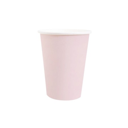 10 GOBELETS ROSE PALE  25 CL 