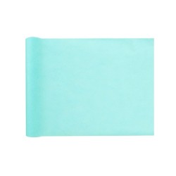 CHEMIN DE TABLE VERT D'EAU OU MENTHE 30 CM X 10 METRES 