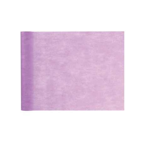 CHEMIN DE TABLE LILAS OU LAVANDE 30 CM X 10 METRES 