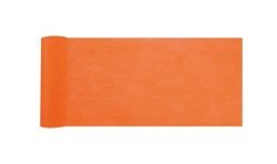 CHEMIN DE TABLE INTISSE 30 CM X 10 M ORANGE