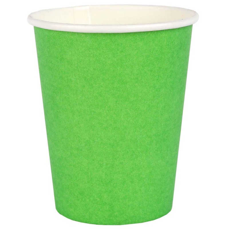 10 GOBELETS VERT PRAIRIE  26 CL  10 GOBELETS VERT PRAIRIE  26 CL