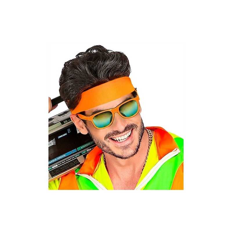 BANDEAU 80'S ORANGE NEON