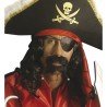 CACHE OEIL OU BANDEAU PIRATE NOIR SATIN