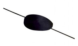 CACHE OEIL OU BANDEAU PIRATE NOIR SATIN