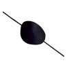 CACHE OEIL OU BANDEAU PIRATE NOIR SATIN