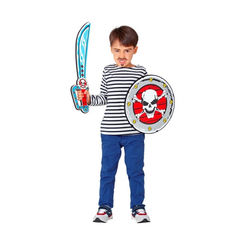 KIT EPEE ET BOUCLIER PIRATE  KIT EPEE ET BOUCLIER PIRATE