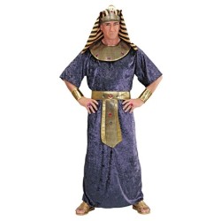 DEGUISEMENT PHARAON TOUTANKAMON BLEU NUIT ET OR TAILLE  M