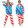 DEGUISEMENT JOGGING OU SURVETEMENT DRAPEAU AMERIQUE ANNEE 80-90 TAILLE M DEGUISEMENT JOGGING OU SURVETEMENT DRAPEAU AMERIQUE ANNEE 80-90 TAILLE M