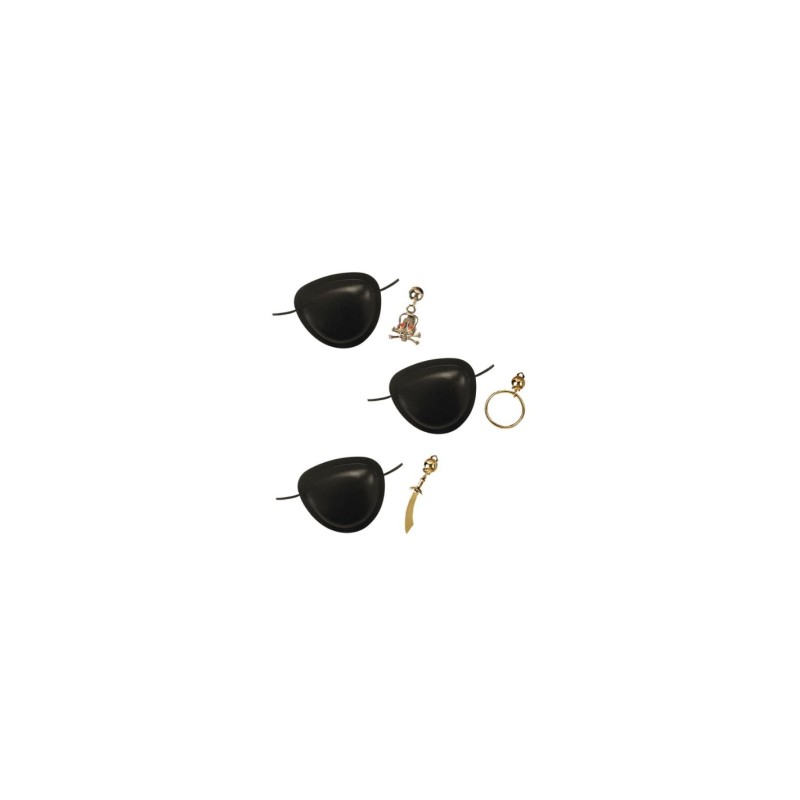 SET PIRATE ( BANDEAU ET BOUCLE D'OREILLE ) MODEL ASSORTIS