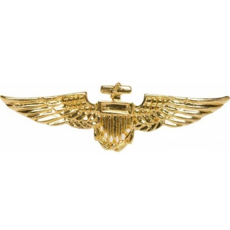 BROCHE AVIATEUR  DOREE