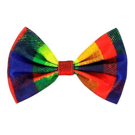 NOEUD PAPILLON CLOWN MULTICOLORE 