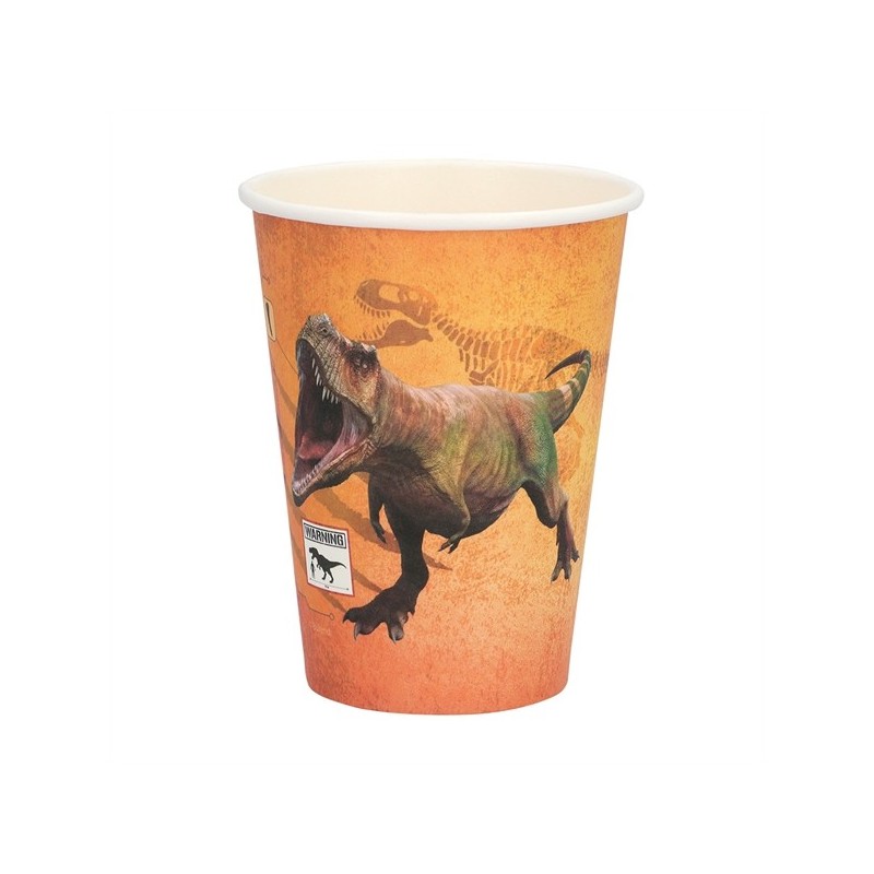 8 GOBELETS DINOSSAURES 25 CL 8 GOBELETS DINOSSAURES 25 CL