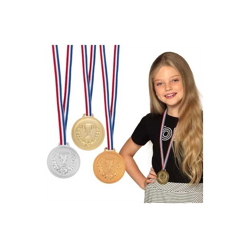 3 MEDAILLES 6 CM