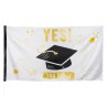 DRAPEAU POUR REMISE DE DIPLOME EN TISSU YES YOU DID IT!