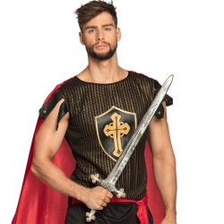 EPEE DE CHEVALIER ARGENT ET OR 72.5 CM