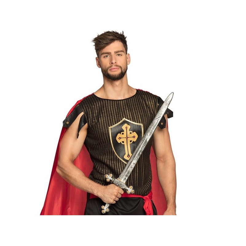 EPEE DE CHEVALIER ARGENT ET OR 72.5 CM  EPEE DE CHEVALIER ARGENT ET OR 72.5 CM