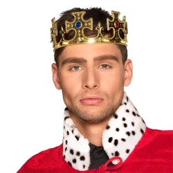 COURONNE DE ROI EN PLASTIQUE REGLABLE